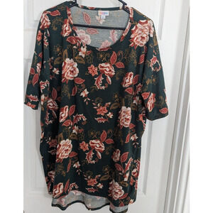Lularoe Womens sz XL T Shirt Short Sleeve Scoop Neck Multicolor